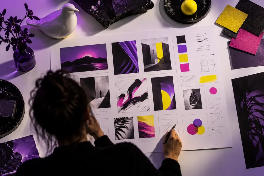 Written visual brief prepared for image generation