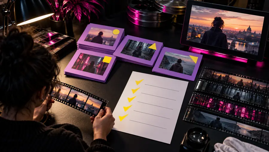 Privacy review checklist for an AI video workflow